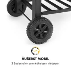 Meat Machine Holzkohlegrill BBQ 45x32,5cm Thermometer Bodenrollen -Küche Zu Hause 10034819 de 0007 logo