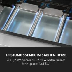 Valkyrie Gasgrill 3x3,2 + 2,9 KW Sichtfenster 54x42 Cm Grill Edelstahl 14 Valkyrie Gasgrill 3x3,2 + 2,9 KW Sichtfenster 54x42 Cm Grill Edelstahl -Küche Zu Hause 10034845 de 0005 logo