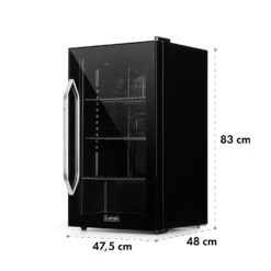 Beersafe XXL Onyx Kühlschrank 80 Liter 3 Böden Panoramaglastür -Küche Zu Hause 10034848 yy 0009 logo