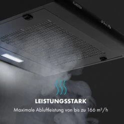 Capannina Unterbau-Abzugshaube 60cm 166m³/h LED Edelstahl Schwarz -Küche Zu Hause 10034861 de 0006 logo
