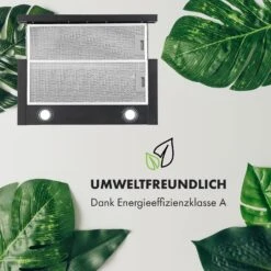 Viola Dunstabzugshaube Edelstahl 59,6 Cm 612m³/h EEK A Schwarz -Küche Zu Hause 10034863 de 0003 logo