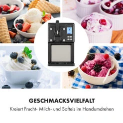 Sweet Sundae Eiscrememaschine Kompressor 1,5l Edelstahl Schwarz -Küche Zu Hause 10034911 de 0004 logo