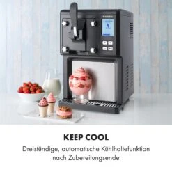Sweet Sundae Eiscrememaschine Kompressor 1,5l Edelstahl Schwarz -Küche Zu Hause 10034911 de 0006 logo