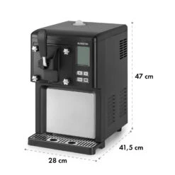 Sweet Sundae Eiscrememaschine Kompressor 1,5l Edelstahl Schwarz -Küche Zu Hause 10034911 yy 0010 logo Klarstein Sahnehaeubchen Eiscrememaschine schwarz