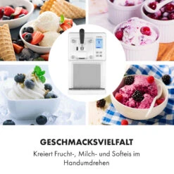 Sweet Sundae Eiscrememaschine Kompressor 1,5l Edelstahl Weiß -Küche Zu Hause 10034912 de 0004 logo