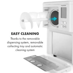 Sweet Sundae Eiscrememaschine Kompressor 1,5l Edelstahl Weiß -Küche Zu Hause 10034912 uk 0008 logo Klarstein Sahnehaeubchen Eiscrememaschine weiss