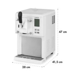 Sweet Sundae Eiscrememaschine Kompressor 1,5l Edelstahl Weiß -Küche Zu Hause 10034912 yy 0010 logo Klarstein Sahnehaeubchen Eiscrememaschine weiss