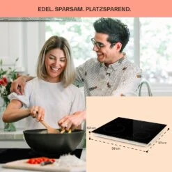 Virtuosa EcoAdapt Induktionskochfeld 4 Zonen 7200W Glas Schwarz -Küche Zu Hause 10034948 de 0006 usp