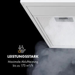 Contempo Neo Unterbau-Dunstabzugshaube 60cm 175m³/h LED Edelstahl Acryl Weiß -Küche Zu Hause 10034961 de 0004 logo