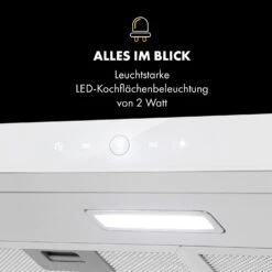Contempo Neo Unterbau-Dunstabzugshaube 60cm 175m³/h LED Edelstahl Acryl Weiß -Küche Zu Hause 10034961 de 0006 logo