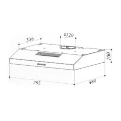 Contempo Neo Unterbau-Dunstabzugshaube 60cm 175m³/h LED Edelstahl Acryl Weiß -Küche Zu Hause 10034961 yy 0009 logo Klarstein Contempo Neo Unterbau Haube weiss