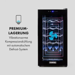 Shiraz 15 Slim Uno Weinkühlschrank 44l Touch-Bedienfeld 5-18°C 14 Shiraz 15 Slim Uno Weinkühlschrank 44l Touch-Bedienfeld 5-18°C -Küche Zu Hause 10035025 de 0005 logo