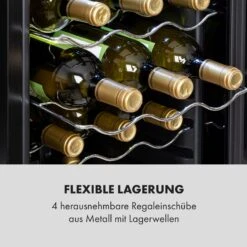 Shiraz 15 Slim Uno Weinkühlschrank 44l Touch-Bedienfeld 5-18°C 17 Shiraz 15 Slim Uno Weinkühlschrank 44l Touch-Bedienfeld 5-18°C -Küche Zu Hause 10035025 de 0008 logo