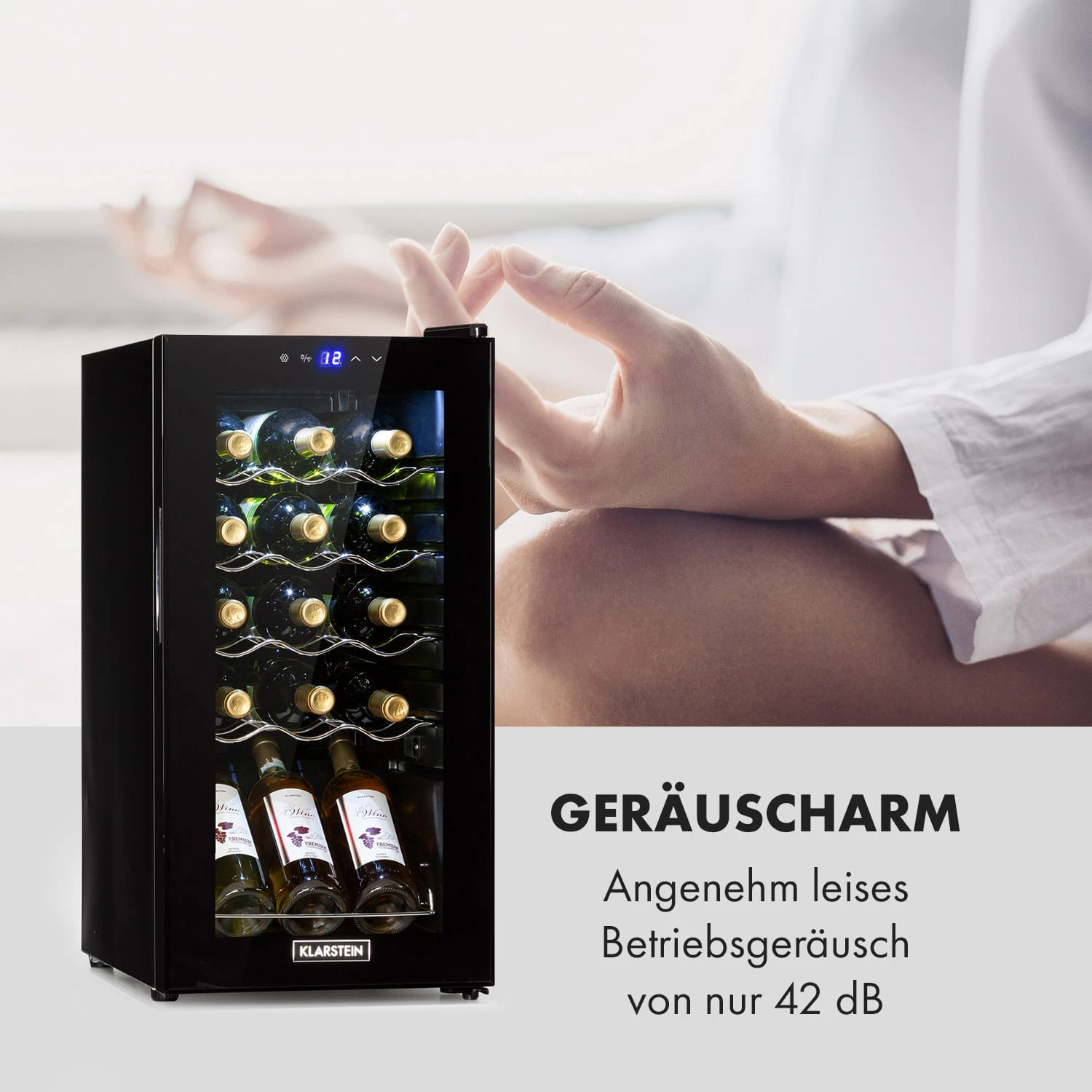 Shiraz 15 Slim Uno Weinkühlschrank 44l Touch-Bedienfeld 5-18°C 9 Shiraz 15 Slim Uno Weinkühlschrank 44l Touch-Bedienfeld 5-18°C – Bild 9
