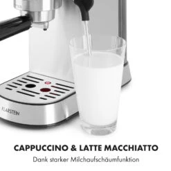 Futura Espressomaker 20 Bar 1450 Watt 20 Bar Wassertank: 1,25 Liter Rostfreier Edelstahl -Küche Zu Hause 10035183 de 0007 logo