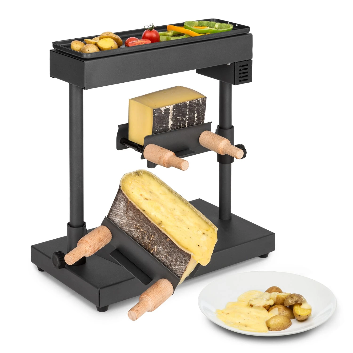Appenzell XL Raclette Mit Grill 600 W Thermostat 2 Käseträger 1 Appenzell XL Raclette Mit Grill 600 W Thermostat 2 Käseträger