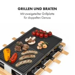 Tournedo Raclette 1200W Aluminiumguss 8 Personen Holz-Dekor -Küche Zu Hause 10035219 de 0003 logo