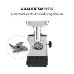 Kraftprotz Elektrischer Fleischwolf 700 W Kupfermotor Hack Wurst Kebbe Edelstahl -Küche Zu Hause 10035233 de 0004 logo
