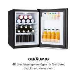 Klarstein Happy Hour Minibar 40L 5-15°C 23 DB LED-Licht 12 Klarstein Happy Hour Minibar 40L 5-15°C 23 DB LED-Licht -Küche Zu Hause 10035247 de 0004 logo
