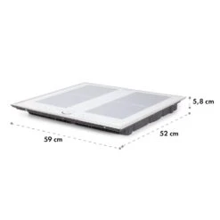 Delicatessa 60 Prime Induktionskochfeld 4 Zonen 7000W Timer 21 Delicatessa 60 Prime Induktionskochfeld 4 Zonen 7000W Timer -Küche Zu Hause 10035267 yy 0011 logo Klarstein Delicatessa 60 Prime Kochfeld weiss