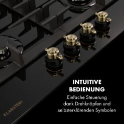 Victoria 4 Zonen Gaskochfeld 4-flammig Sabaf-Brenner Glaskeramik 13 Victoria 4 Zonen Gaskochfeld 4-flammig Sabaf-Brenner Glaskeramik -Küche Zu Hause 10035271 de 0004 logo