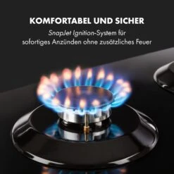 Victoria 4 Zonen Gaskochfeld 4-flammig Sabaf-Brenner Glaskeramik 14 Victoria 4 Zonen Gaskochfeld 4-flammig Sabaf-Brenner Glaskeramik -Küche Zu Hause 10035271 de 0005 logo