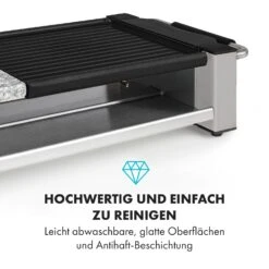 Bistecca Raclette 1200W Metall / Stein 8 Personen Kontroll-LED 10 Bistecca Raclette 1200W Metall / Stein 8 Personen Kontroll-LED -Küche Zu Hause 10035293 de 0003 logo