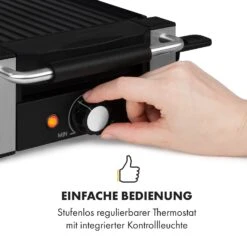 Bistecca Raclette 1200W Metall / Stein 8 Personen Kontroll-LED 14 Bistecca Raclette 1200W Metall / Stein 8 Personen Kontroll-LED -Küche Zu Hause 10035293 de 0007 logo