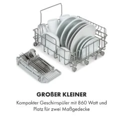 Oceana Geschirrspüler Freistehend Installationsfrei 2 Gedecke 860W -Küche Zu Hause 10035304 de 0009 logo