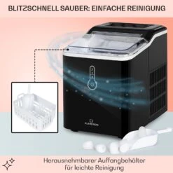 Chillout Eiswürfelmaschine Bulleteis 12kg/24h Wassertank: 1,5 L 11 Chillout Eiswürfelmaschine Bulleteis 12kg/24h Wassertank: 1,5 L -Küche Zu Hause 10035320 de 0005 usp