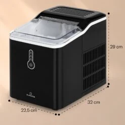 Chillout Eiswürfelmaschine Bulleteis 12kg/24h Wassertank: 1,5 L 13 Chillout Eiswürfelmaschine Bulleteis 12kg/24h Wassertank: 1,5 L -Küche Zu Hause 10035320 yy 0011 dimensions