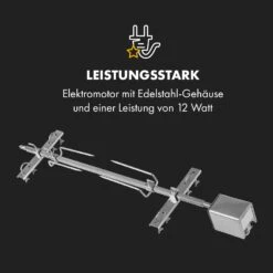 Sauenland Survivor Spanferkelgrill Drehspieß 12W 70kg Max. Edelstahl -Küche Zu Hause 10035372 de 0006 logo