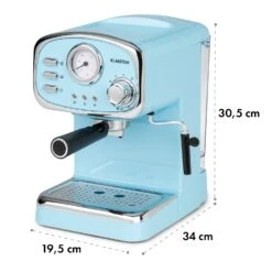 Espressionata Gusto Espressomaschine 1100W 15 Bar Druck 17 Espressionata Gusto Espressomaschine 1100W 15 Bar Druck -Küche Zu Hause 10035377 yy 0009 logo Klarstein Espressionata Gusto Espressomaschine