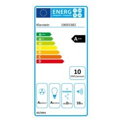 Eleonora 90 Dunstabzugshaube 420 M³/h Touch-Panel Ambiente-Licht -Küche Zu Hause 10035382 energy label