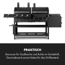 Kingsville Smoker Kombigrill Gas Kohle Smoker 13,5kW 3+1 Brenner -Küche Zu Hause 10035409 de 0006 logo