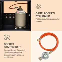 Valdosta 4.1 Gasgrill 4 X 2,8 KW + 2,5 KW Brenner Edelstahl Mobil -Küche Zu Hause 10035415 de 0005 logo