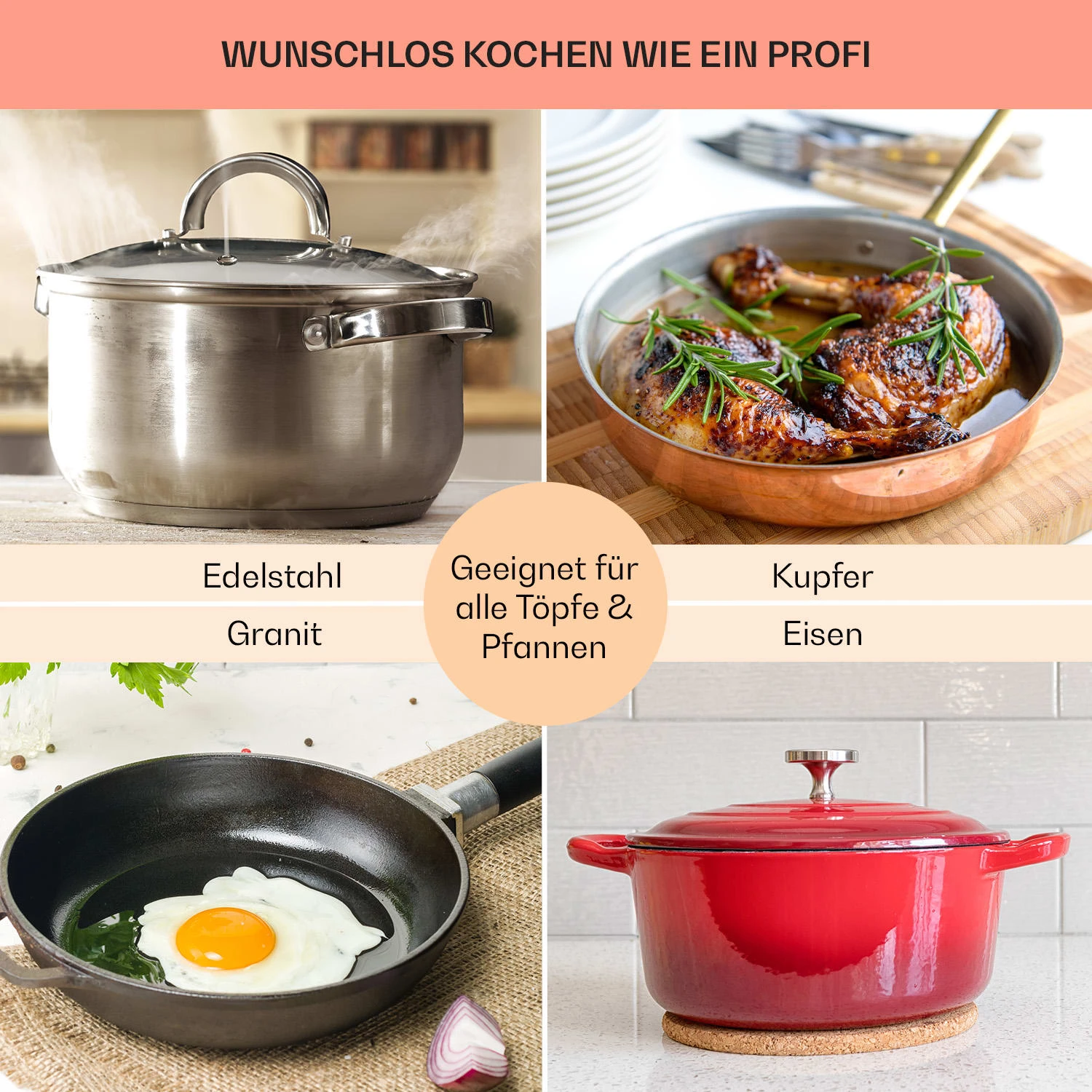 Trifecta 5 Gaskochfeld 5-flammig Triangle-Brenner Glaskeramik 8 Trifecta 5 Gaskochfeld 5-flammig Triangle-Brenner Glaskeramik – Bild 8