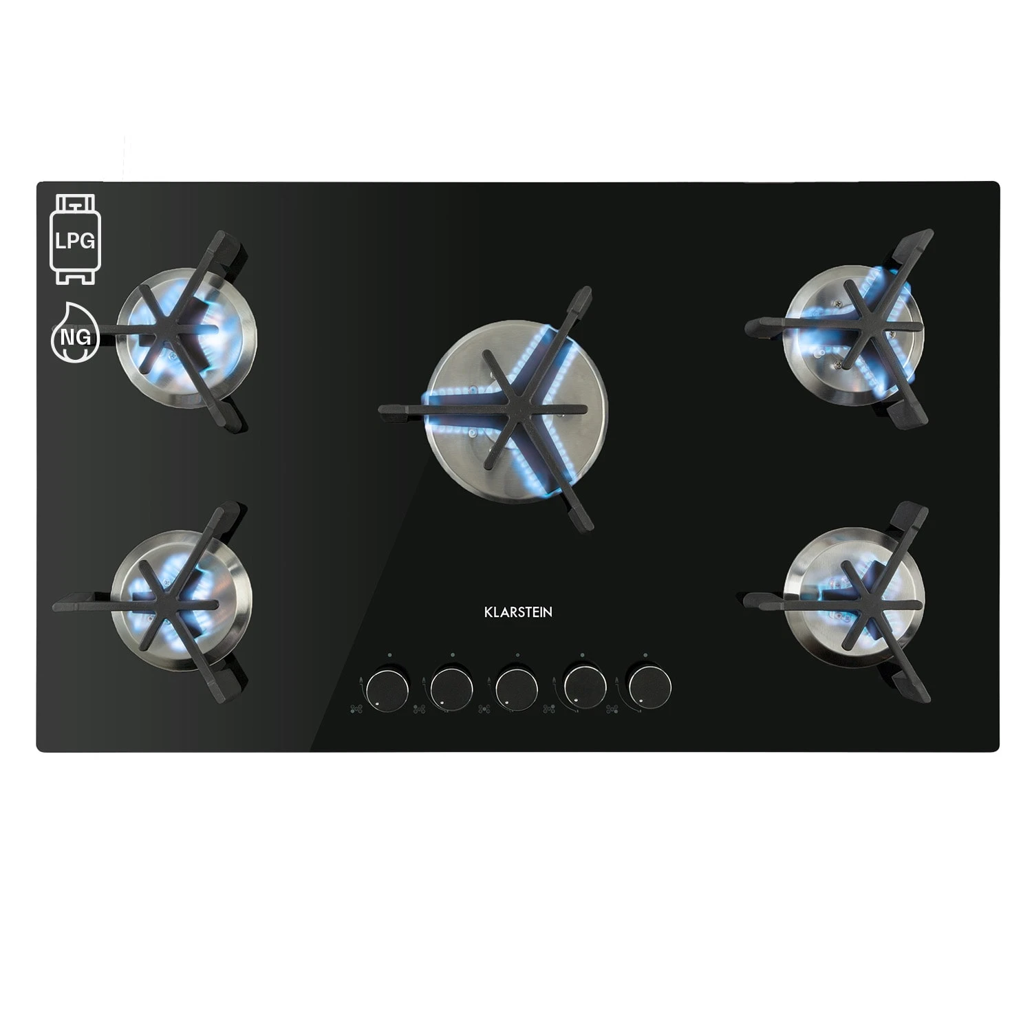 Trifecta 5 Gaskochfeld 5-flammig Triangle-Brenner Glaskeramik 1 Trifecta 5 Gaskochfeld 5-flammig Triangle-Brenner Glaskeramik