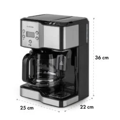 Caldetto Kaffeemaschine 1900W Heißwasserspender -Küche Zu Hause 10035476 yy 0008 logo Klarstein Caldetto Kaffeemaschine schwarz