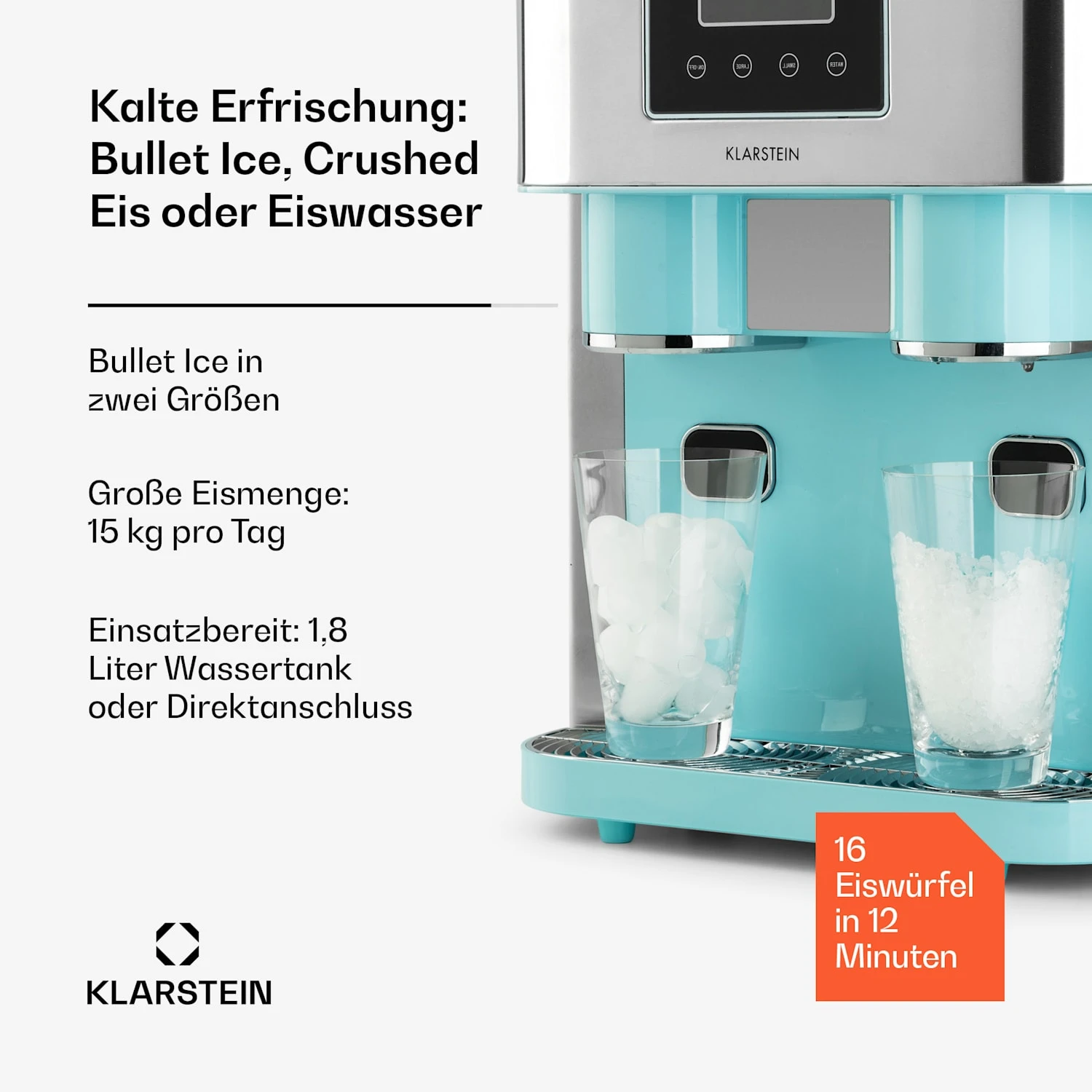 Eiszeit Crush Eiswürfelmaschine 2 Größen Crushed Ice 2 Eiszeit Crush Eiswürfelmaschine 2 Größen Crushed Ice – Bild 2