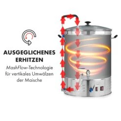 Brauheld Pro Maischekessel 3300W 70L 30-100°C Umwälzpumpe Edelstahl 14 Brauheld Pro Maischekessel 3300W 70L 30-100°C Umwälzpumpe Edelstahl -Küche Zu Hause 10035516 de 0005 logo