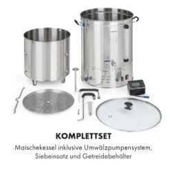 Brauheld Pro Maischekessel 3300W 70L 30-100°C Umwälzpumpe Edelstahl 17 Brauheld Pro Maischekessel 3300W 70L 30-100°C Umwälzpumpe Edelstahl -Küche Zu Hause 10035516 de 0008 logo