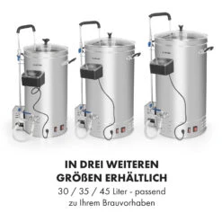 Brauheld Pro Maischekessel 3300W 70L 30-100°C Umwälzpumpe Edelstahl 18 Brauheld Pro Maischekessel 3300W 70L 30-100°C Umwälzpumpe Edelstahl -Küche Zu Hause 10035516 de 0009 logo