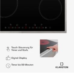 Virtuosa 4 Prime Einbaukochfeld 4 Zonen 6500W Glaskeramik Edelstahlrahmen 13 Virtuosa 4 Prime Einbaukochfeld 4 Zonen 6500W Glaskeramik Edelstahlrahmen -Küche Zu Hause 10035551 de 0005 usp