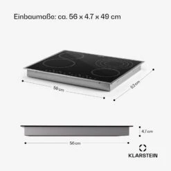 Virtuosa 4 Prime Einbaukochfeld 4 Zonen 6500W Glaskeramik Edelstahlrahmen 16 Virtuosa 4 Prime Einbaukochfeld 4 Zonen 6500W Glaskeramik Edelstahlrahmen -Küche Zu Hause 10035551 de 0008 usp