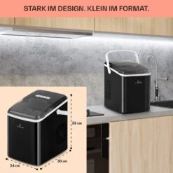 Arctic Porter Eiswürfelmaschine Bullet-Eis 12kg/24h Edelstahl -Küche Zu Hause 10035553 de 0006 usp