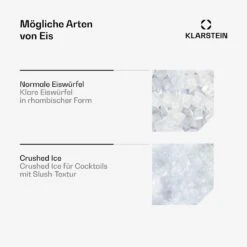 Icefestival Cube Eiswürfelbereiter 400W 1,9l 20kg/24h -Küche Zu Hause 10035579 de 0005 usp