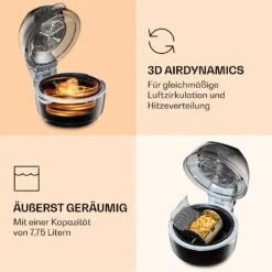 VitAir Smart Heißluftfritteuse App-Steuerung / 1400W / 7,75 Ltr / 20 Programme -Küche Zu Hause 10035592 de 0006 logo