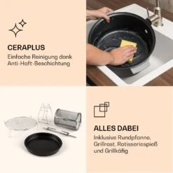 VitAir Smart Heißluftfritteuse App-Steuerung / 1400W / 7,75 Ltr / 20 Programme -Küche Zu Hause 10035592 de 0007 logo