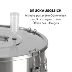 Gärkeller Pro XL Fermentierkessel 60 Liter Ablassventil 304-Edelstahl -Küche Zu Hause 10035622 de 0004 logo